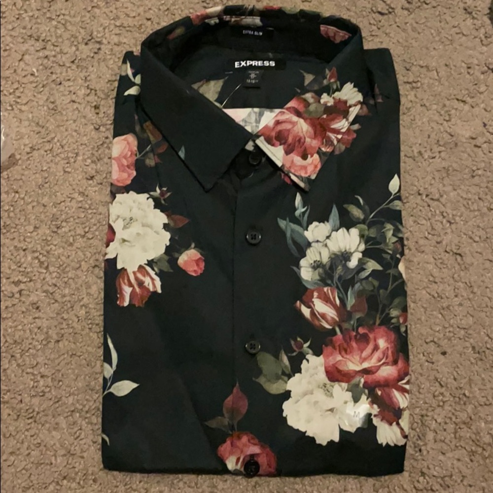 Floral Print Express Shirt